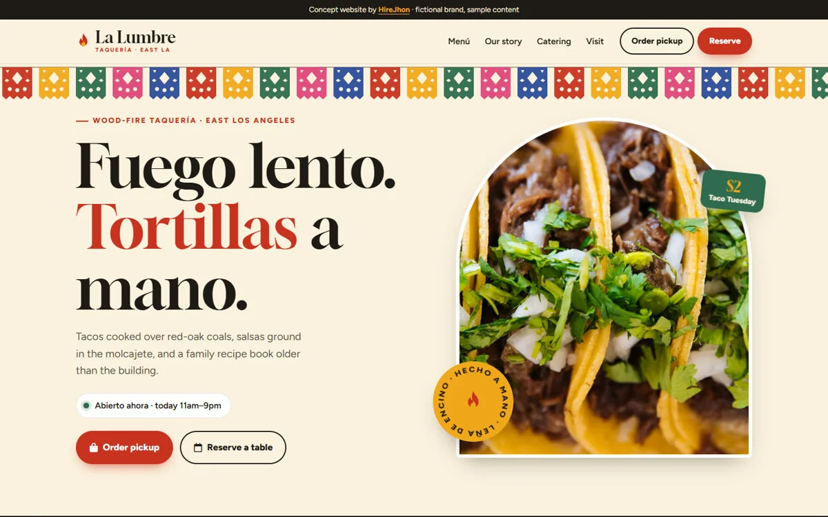 La Lumbre Taquería