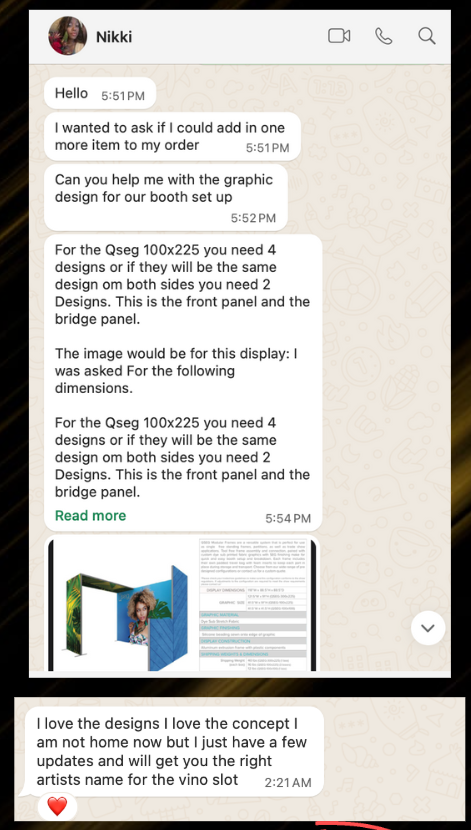 Client reply